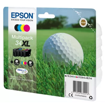 Epson Golf ball Multipack 4-kolory 34XL DURABrite Ultra Tusz
