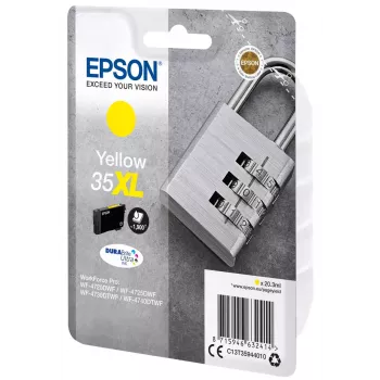 Wkład Epson Padlock Singlepack żółty 35XL DURABrite Ultra Ink