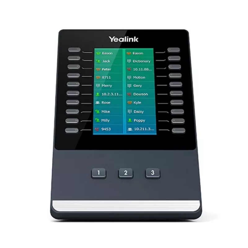 Yealink EXP50 IP moduł rozszerzeń Czarny, Szary 23 przyciski
