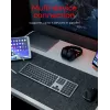 Klawiatura KeySonic KSK-8023BTRF (DE) uniwersalna Bluetooth QWERTZ niemiecka antracyt, czarna