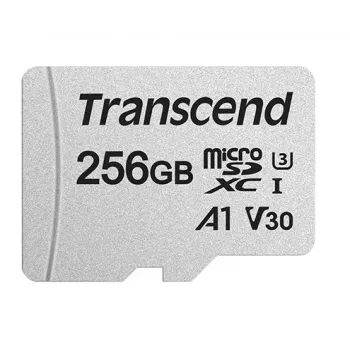 TRANSCEND Micro Sdxc Card 300s 256GB Uhs-i U3 With Adapter