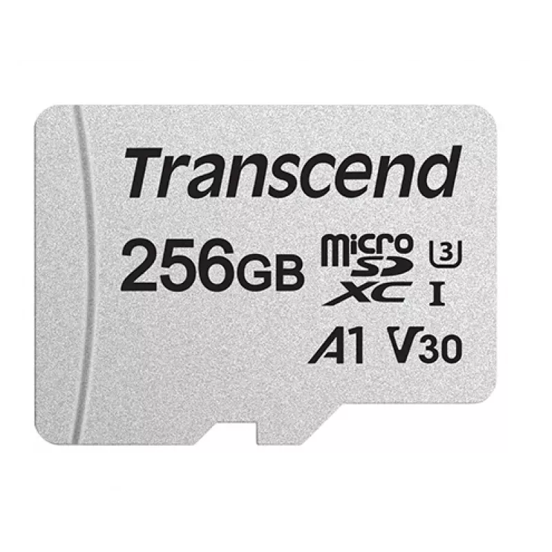 TRANSCEND Micro Sdxc Card 300s 256GB Uhs-i U3 With Adapter