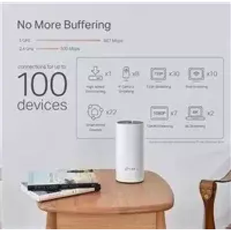TP-Link AC1200 + AV1000 Całodomowy Hybrydowy System Mesh Wi-Fi, 3 szt.