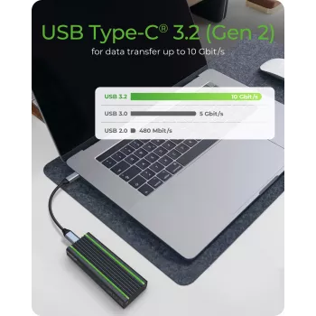 ICY BOX IB-1824ML-C31 Obudowa SSD Czarny M.2