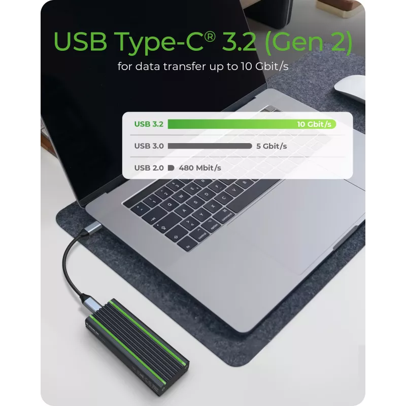 ICY BOX IB-1824ML-C31 Obudowa SSD Czarny M.2
