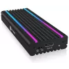 ICY BOX IB-1824ML-C31 Obudowa SSD Czarny M.2