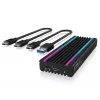 ICY BOX IB-1824ML-C31 Obudowa SSD Czarny M.2