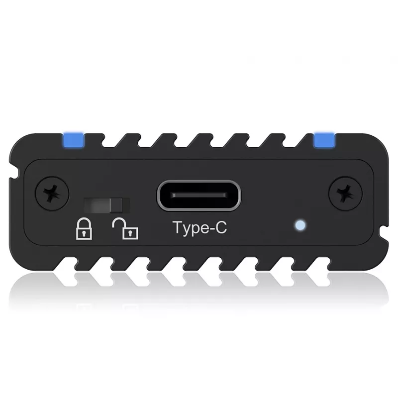 ICY BOX IB-1824ML-C31 Obudowa SSD Czarny M.2