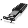 ICY BOX IB-1824ML-C31 Obudowa SSD Czarny M.2