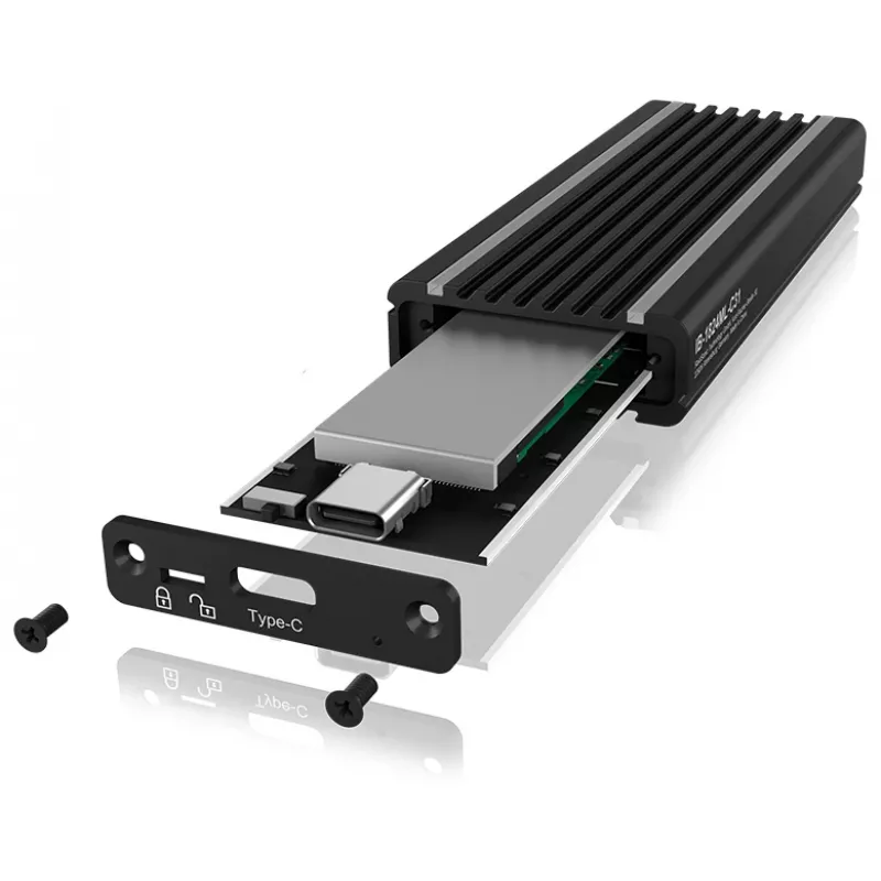 ICY BOX IB-1824ML-C31 Obudowa SSD Czarny M.2