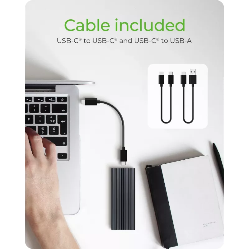 ICY BOX IB-1824ML-C31 Obudowa SSD Czarny M.2