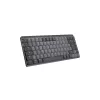 LOGITECH Mx Mechanical Mini Minimalistyczna Bezprzewodowa Podświetlana Klawiatura - Grafitowa Liniowa Qwertz Deutsch