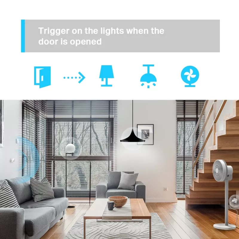 TP-Link Tapo Inteligentny czujnik ruchu, sufit/ściana, wewnątrz, biały, 120°, bezprzewodowy, 7 m