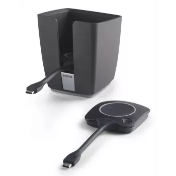 Barco Zestaw 2 przyciski USB-C Czarny Przewodowy Łączność biurkowa