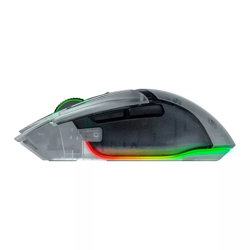 Podkładka pod mysz gamingową Razer Basilisk V3 Pro 35K Phantom biały Edition — powierzchnia gamingowa zoptymalizowana pod kątem myszy optycznych i laserowych
