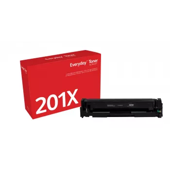 Everyday™ Czarny Toner by Xerox kompatybilny z HP 201X (CF400X), Wysoka wydajność