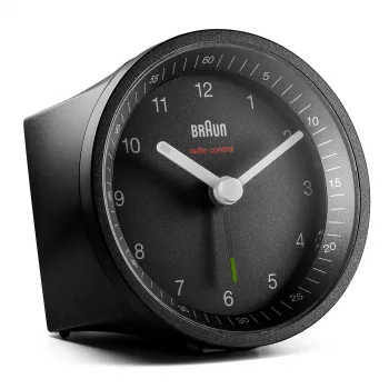 Braun BC07 Kwarcowy budzik Czarny