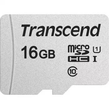 TRANSCEND Micro Sdhc Card 300s 16GB Uhs-i U1 With Adapter