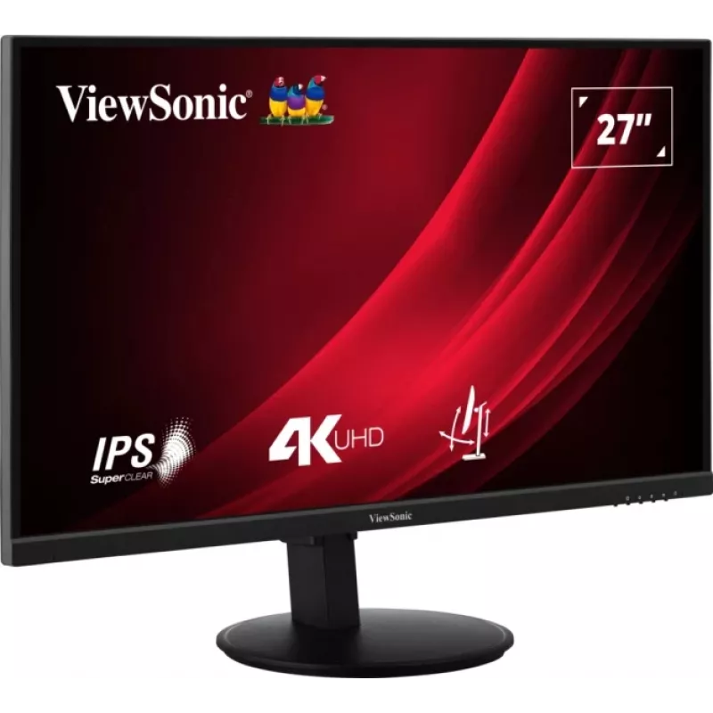 Monitor komputerowy Viewsonic VG Series VG2708-4K 68,6 cm (27 cali) 3840 x 2160 pikseli 4K Ultra HD LED Czarny