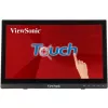 Monitor komputerowy Viewsonic TD1630-3 39,6 cm (15,6 cala) 1366 x 768 pikseli HD LCD dotykowy Multi-użytkownik Czarny