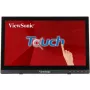 Monitor komputerowy Viewsonic TD1630-3 39,6 cm (15,6 cala) 1366 x 768 pikseli HD LCD dotykowy Multi-użytkownik Czarny