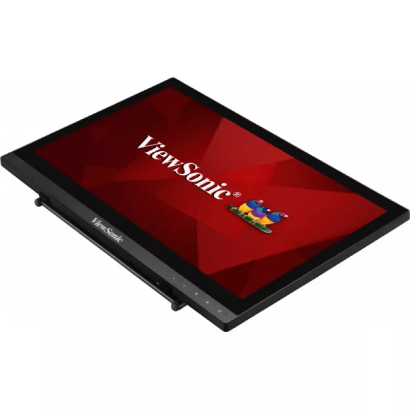 Monitor komputerowy Viewsonic TD1630-3 39,6 cm (15,6 cala) 1366 x 768 pikseli HD LCD dotykowy Multi-użytkownik Czarny