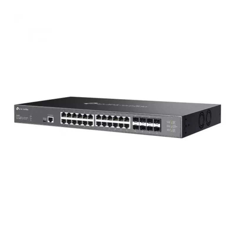 Przełącznik zarządzany TP-Link Omada 24-portowy 10GBASE-T L2+ z 8 gniazdami 10GE SFP+