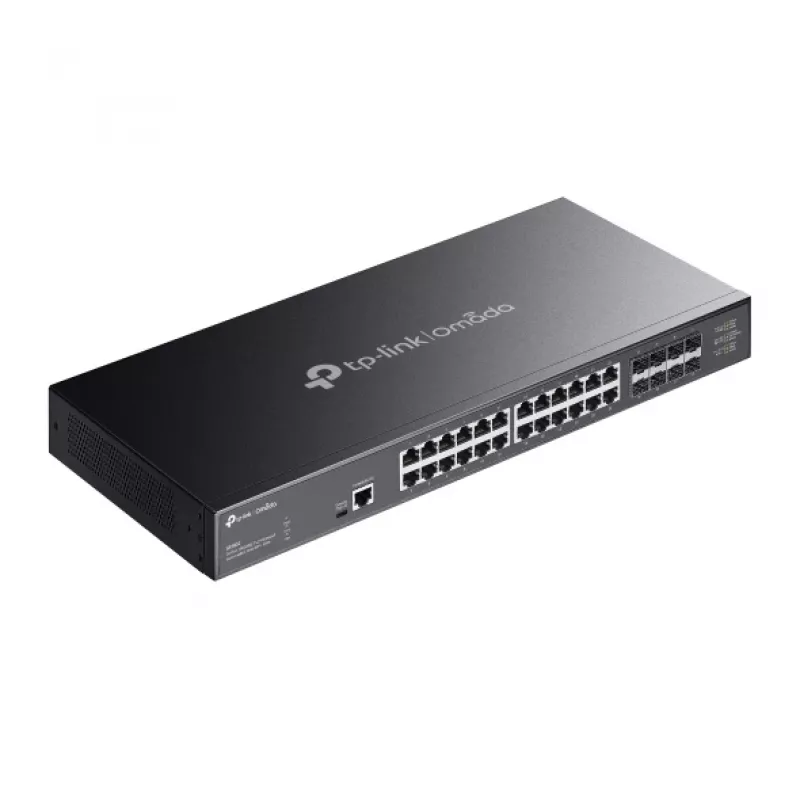 Przełącznik zarządzany TP-Link Omada 24-portowy 10GBASE-T L2+ z 8 gniazdami 10GE SFP+