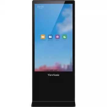 Viewsonic EP5542T Wyświetlacz reklamowy Totem 139,7 cm (55 cali) LED 450 cd/m² 4K Ultra HD Czarny Ekran dotykowy Android 8.0
