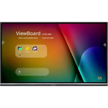 Viewsonic IFP7550-5F tablica interaktywna 190,5 cm (75 cali) 3840 x 2160 pikseli Ekran dotykowy Czarny HDMI