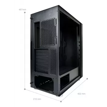 Obudowa PC LC-Power LC-8000B-ON Midi Tower Czarna