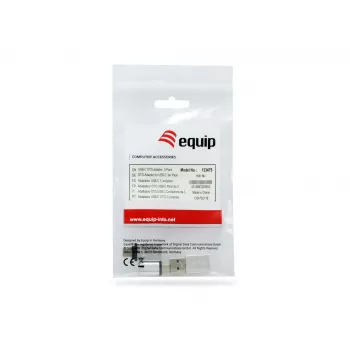 Equip adapter USB-C OTG, 3 szt., USB C, USB C, USB A, USB A, Micro-USB, USB C, srebrny