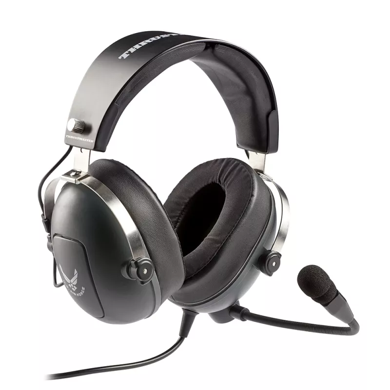 Thrustmaster T.Flight U.S. Air Force Headphones Wired Head-band Aviation/Air traffic control Czarny, szary
