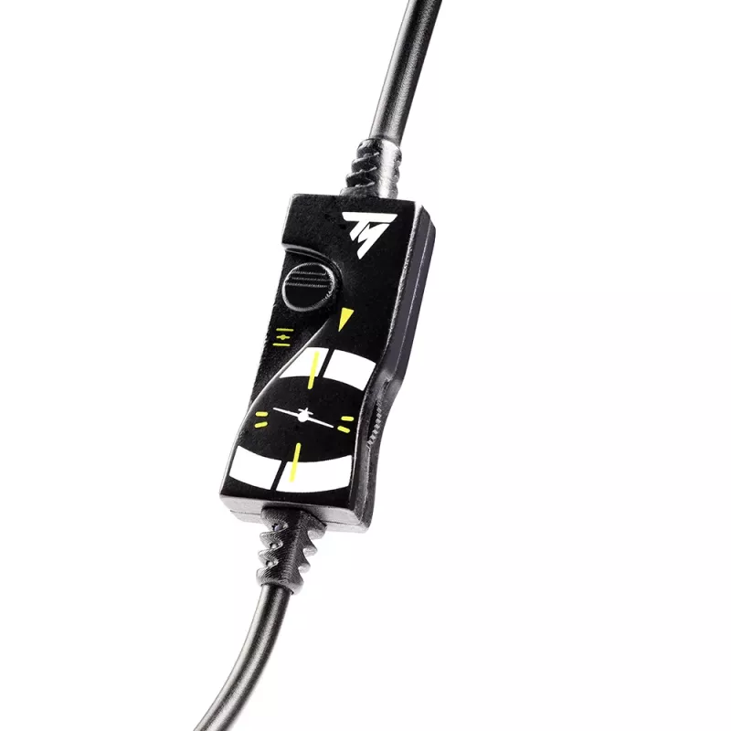 Thrustmaster T.Flight U.S. Air Force Headphones Wired Head-band Aviation/Air traffic control Czarny, szary