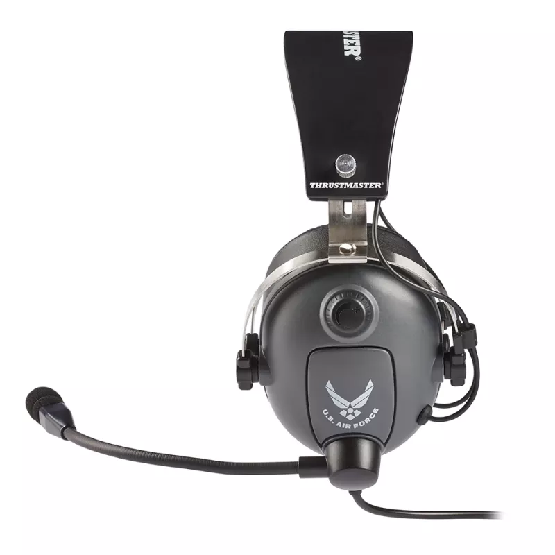 Thrustmaster T.Flight U.S. Air Force Headphones Wired Head-band Aviation/Air traffic control Czarny, szary