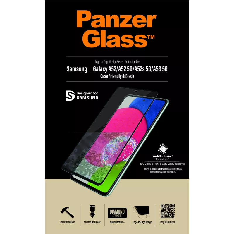 PanzerGlass ® Screen Protector Samsung Galaxy A52 | A52 5G | A52s 5G | A53 5G