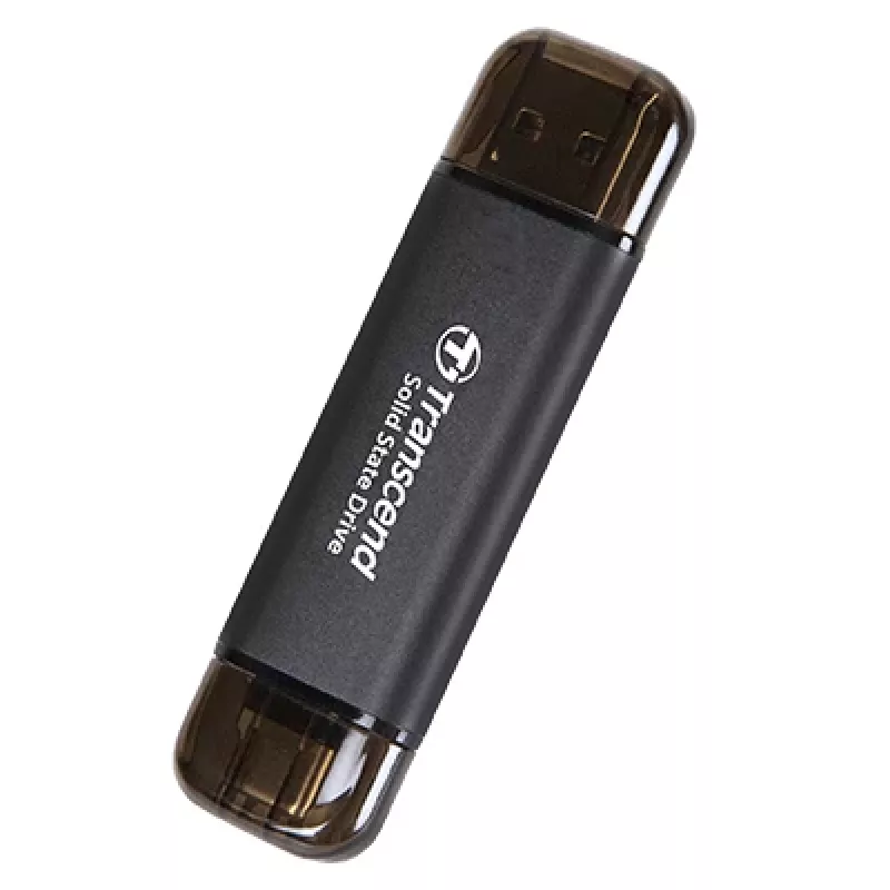 TRANSCEND Esd310c - 512 GB przenośny SSD - USB typu A / USB typu C