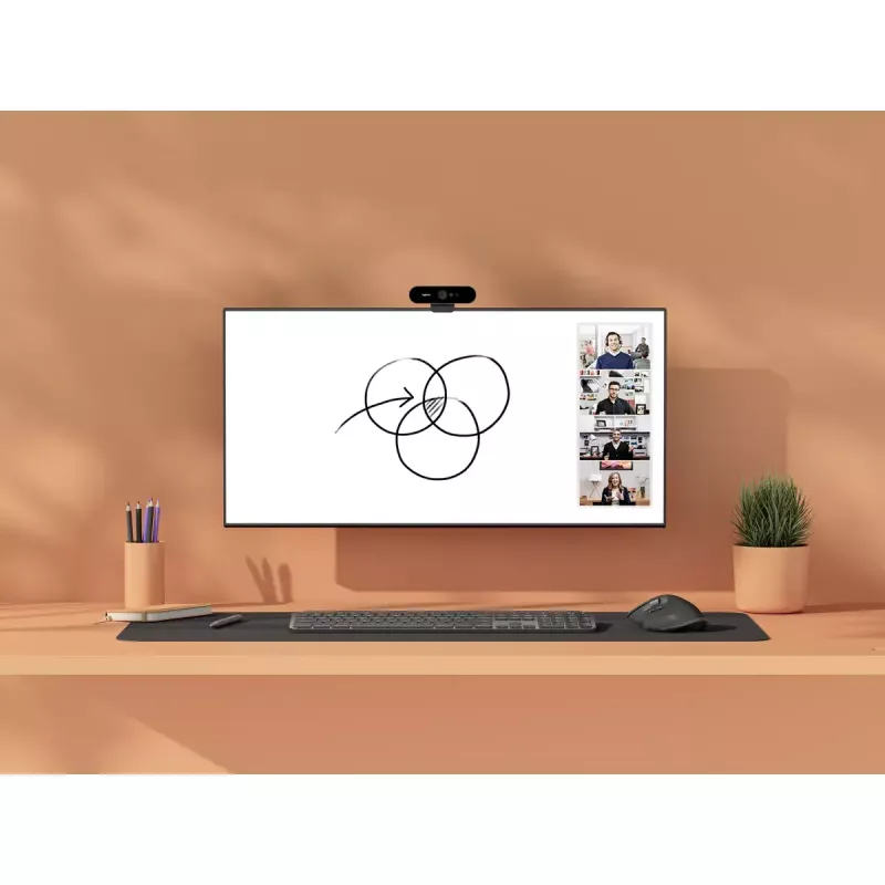 Kamera Logitech Scribe Full HD 1920 x 1080 15 fps Bluetooth Biała