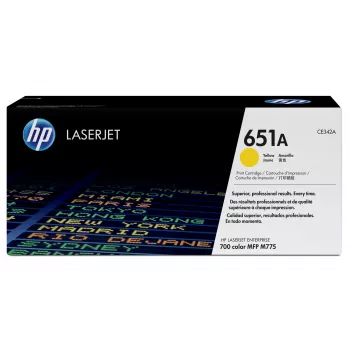 HP 651A żółty Oryginalny LaserJet kaseta z tonerem, 16000 stron, Żółty, 1 szt.