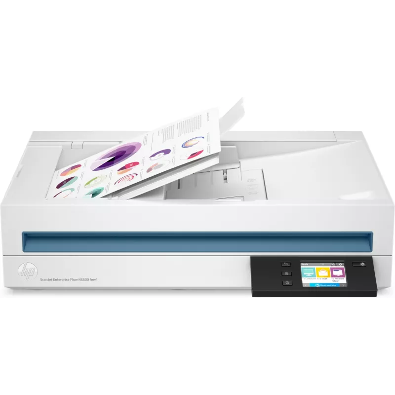 HP Scanjet Enterprise Flow N6600 fnw1 Skaner płaski i ADF 1200 x 1200 DPI A4 Biały