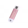 TRANSCEND Esd310p - 1TB Przenośny dysk SSD - USB Typ-A / USB Typ-C - Różowy