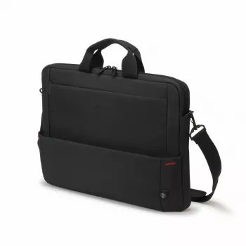 DICOTA Eco cienki Case Plus Base - pokrowiec na notebooka 13-15,6 cala - czarny / poliester 300d z recyklingu PET