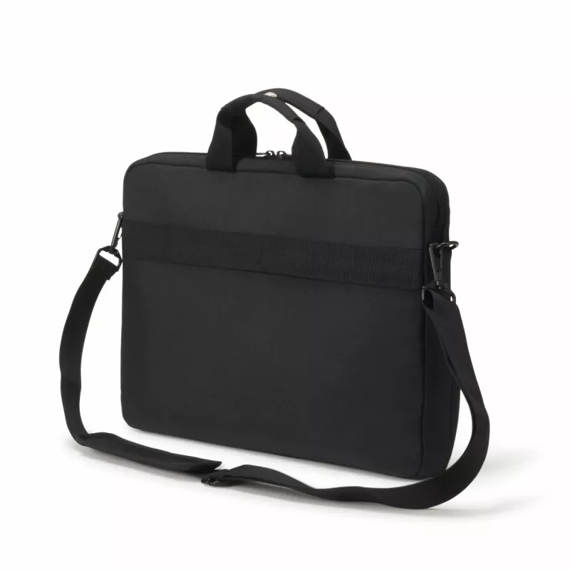 DICOTA Eco cienki Case Plus Base - pokrowiec na notebooka 13-15,6 cala - czarny / poliester 300d z recyklingu PET