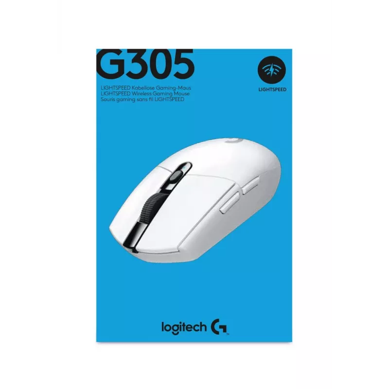 LOGITECH G305 Lightspeed Bezprzewodowa Mysz Gamingowa Biała