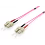 Equip SC/SC światłowodowy kabel krosowy, OM4, 0,5 m