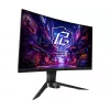 Monitor gamingowy ASROCK - Pg27qrt2a - 27 cali - 2560 x 1440 QHD - Zakrzywiony 180 Hz - Czarny