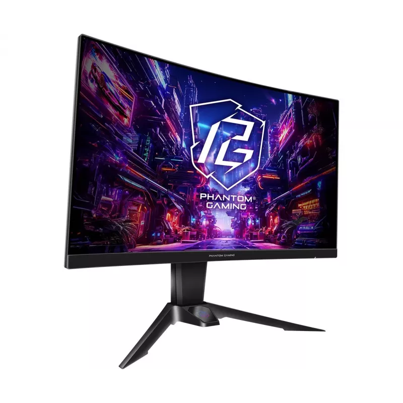 Monitor gamingowy ASROCK - Pg27qrt2a - 27 cali - 2560 x 1440 QHD - Zakrzywiony 180 Hz - Czarny