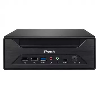 Shuttle XPC slim Barebone XH610 - S1700, Intel H610, 1xDP, 1xHDMI, 1x VGA, 2x COM (RS232), 2x LAN (2.5G i 1G), 1x slim5.25 cala, 2x 3.5 cala, 2x M.2, praca ciągła 24/7