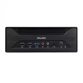 Shuttle XPC slim Barebone XH610 - S1700, Intel H610, 1xDP, 1xHDMI, 1x VGA, 2x COM (RS232), 2x LAN (2.5G i 1G), 1x slim5.25 cala, 2x 3.5 cala, 2x M.2, praca ciągła 24/7