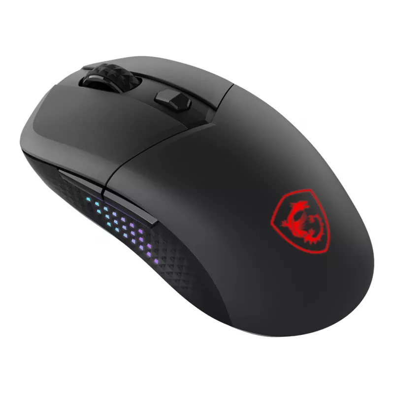 Mysz gamingowa MSI VERSA 300 ELITE WIRELESS, praworęczna, RF Wireless + Bluetooth + USB Type-C, optyczna, 26000 DPI